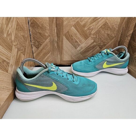 Nike Women's Revolution 3 Running Training blue Shoes Size 7.5 GS 6Y. 628 - Picture 6 of 12